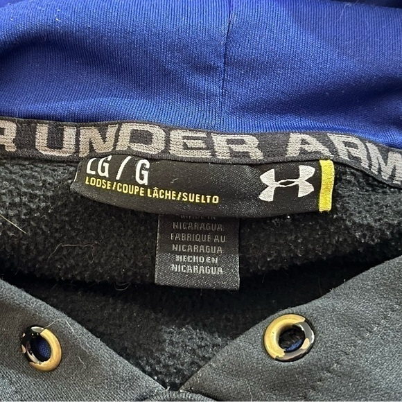 Under Armour Loose Fit Storm Pullover Hoodie Black L - Picture 2 of 6
